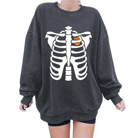 jsaierl Fall Sweatshirts for Women Loose Fit Long Sleeve Pullover Skeleton Halloween Sweatshirt Crewneck Womens Long Sleeve Tops Comfy Tunic Halloween Top for Women
jsaierl Fall Sweatshirts for Women Loose Fit Long Sleeve Pullover Skeleton Halloween Sweatshirt Crewneck Womens Long Sleeve Tops Comfy Tunic Halloween Top for Women