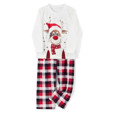 Pudcoco Family Matching Christmas Pajamas Dog Apparel Cartoon Long Sleeve Tops Plaid Pants
Pudcoco Family Matching Christmas Pajamas Dog Apparel Cartoon Long Sleeve Tops Plaid Pants