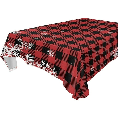 Christmas Snow Red Buffalo Plaid Square Tablecloth Rectangle Modern Table Linen Cloth Cover for Kitchen Dining Room Party Home Decor
Christmas Snow Red Buffalo Plaid Square Tablecloth Rectangle Modern Table Linen Cloth Cover for Kitchen Dining Room Party Home Decor