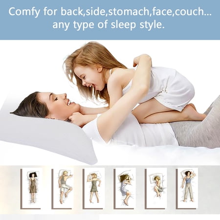 Bamboo Fiber And Memory Foam Pillow Combination Adjustable Height Pillow