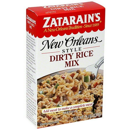 Zatarain's New Orleans Style Original Dirty Rice Mix, 8 oz (Pack of 12)