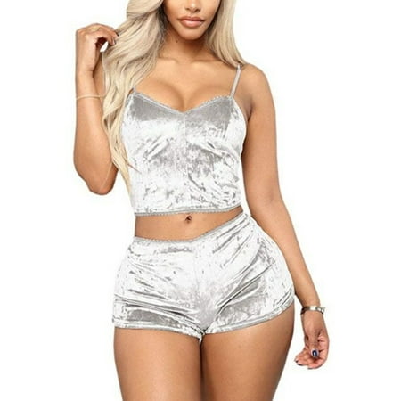 Gwiyeopda 2pcs Women Lady Lingerie Velvet Pajamas Sleepwear Set Loungewear Nightgown
Gwiyeopda 2pcs Women Lady Lingerie Velvet Pajamas Sleepwear Set Loungewear Nightgown
