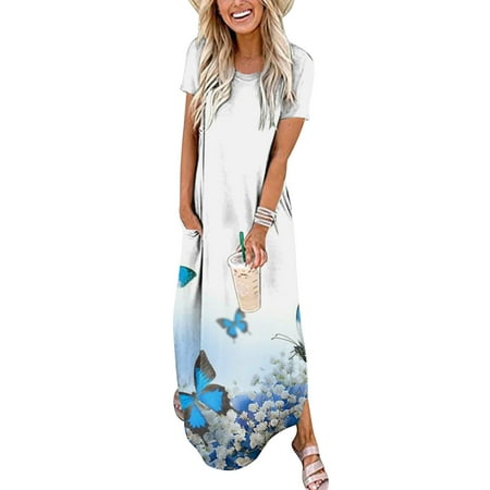Vedolay Dresses For Women Women V-Neck Short Sleeve Summer Dresses 2023 Spring Casual Loose T-Shirt Tunic Short Dress Pajamas with Pockets XXL
Vedolay Dresses For Women Women V-Neck Short Sleeve Summer Dresses 2023 Spring Casual Loose T-Shirt Tunic Short Dress Pajamas with Pockets XXL