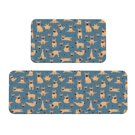 Noewx French Bulldog Yoga Kitchen Mat 2PCS Kitchen Rugs Cushioned Anti Fatigue Non Skid Waterproof Floor Mats for Home Office Sink Laundry Desk
Noewx French Bulldog Yoga Kitchen Mat 2PCS Kitchen Rugs Cushioned Anti Fatigue Non Skid Waterproof Floor Mats for Home Office Sink Laundry Desk
