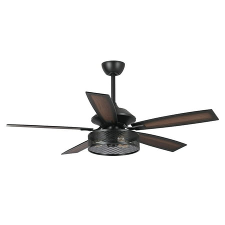 Ceiling Fan Light Industrial 5 Blades Ceiling Fan with Remote Control 3-Light 52Inch
Ceiling Fan Light Industrial 5 Blades Ceiling Fan with Remote Control 3-Light 52Inch