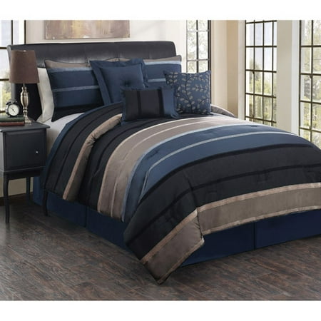 victoria classics roman stripe 7 piece bedding comforter victoria classics roman stripe 7 piece bedding comforter