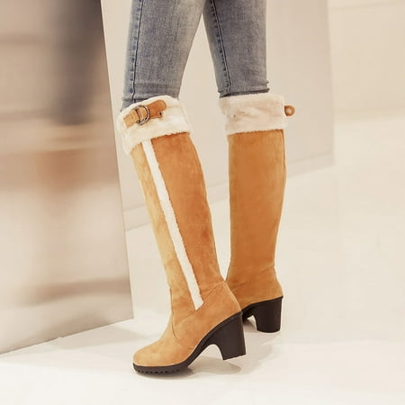 Tejiojio Fall Clearance Autumn And Winter Women s Boots Frosted Fabric Faux Velvet Comfortable High Heel Platform Boots
Tejiojio Fall Clearance Autumn And Winter Women s Boots Frosted Fabric Faux Velvet Comfortable High Heel Platform Boots