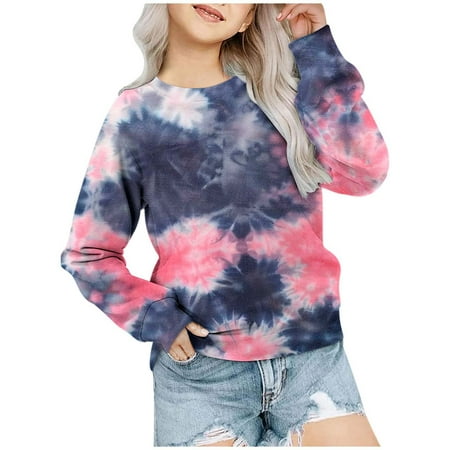 Gunia Toddler Sweatshirt Tie Dye Printed Autumn And Winter Tie Dye Printed Crewneck Long Sleeved Casual Hoodless Fashion Hoodies For Boys Girls Outwear
Gunia Toddler Sweatshirt Tie Dye Printed Autumn And Winter Tie Dye Printed Crewneck Long Sleeved Casual Hoodless Fashion Hoodies For Boys Girls Outwear