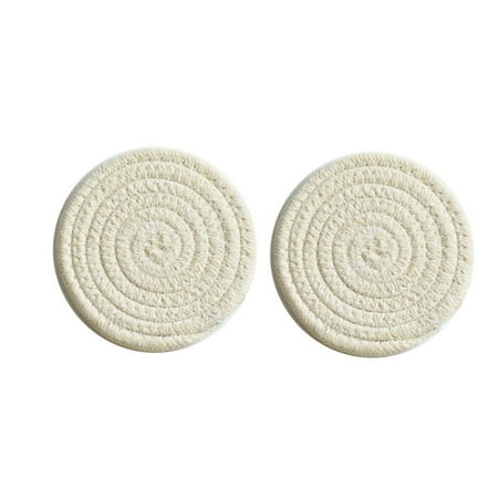 Vintage Woven Coaster Heat Insulation Coaster Braided Fabric Coasters Beige Two
Vintage Woven Coaster Heat Insulation Coaster Braided Fabric Coasters Beige Two