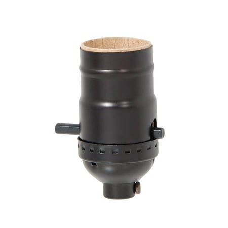 B&P Lamp® Brass Socket Antique Bronze Finish Push-Thru On/Off Function No Uno Thread Shell
B&P Lamp® Brass Socket Antique Bronze Finish Push-Thru On/Off Function No Uno Thread Shell