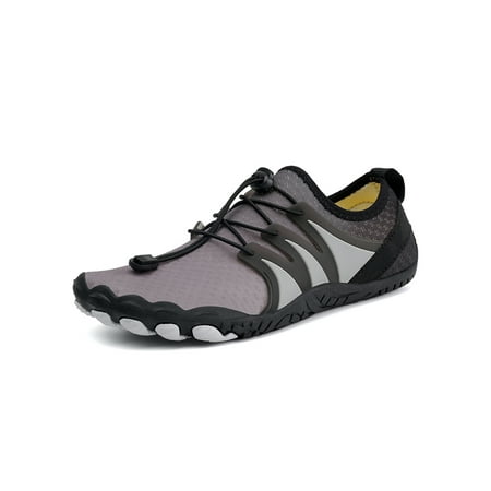 Gomelly Womens Mens Aqua Shoes Quick Dry Water Shoes Barefoot Athletic Hiking Sport Beach Shoes Gray Black 9
Gomelly Womens Mens Aqua Shoes Quick Dry Water Shoes Barefoot Athletic Hiking Sport Beach Shoes Gray Black 9