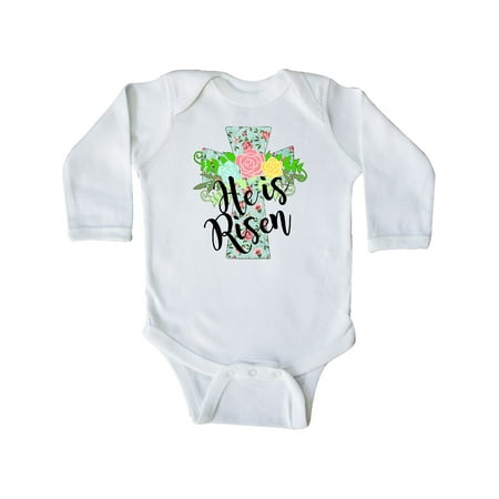 Inktastic He Is Risen Floral Print Cross with Beautiful Flowers Gift Baby Boy or Baby Girl Long Sleeve Bodysuit
Inktastic He Is Risen Floral Print Cross with Beautiful Flowers Gift Baby Boy or Baby Girl Long Sleeve Bodysuit