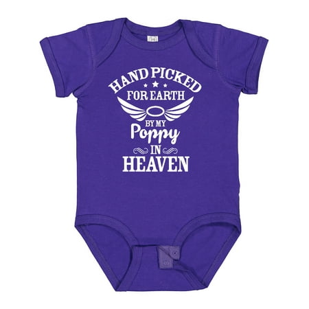 Inktastic Handpicked for Earth by My Poppy in Heaven with Angel Wings` Gift Baby Boy or Baby Girl Bodysuit
Inktastic Handpicked for Earth by My Poppy in Heaven with Angel Wings` Gift Baby Boy or Baby Girl Bodysuit