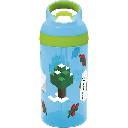 Minecraft Kids Water Bottle with Straw and Built in Carrying Loop Made of Durable Plastic Leak-Proof Design (16 oz
Minecraft Kids Water Bottle with Straw and Built in Carrying Loop Made of Durable Plastic Leak-Proof Design (16 oz