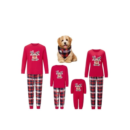 FSDJHSDH Christmas Family Pajamas Set Deer Print Long Sleeve Tops and Plaid Pants Sleepwear PJs Red Kid 18 Months-2 Years
FSDJHSDH Christmas Family Pajamas Set Deer Print Long Sleeve Tops and Plaid Pants Sleepwear PJs Red Kid 18 Months-2 Years