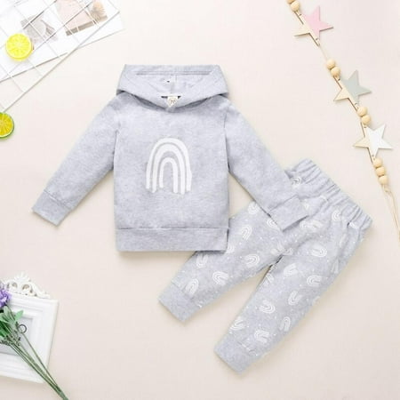 Fantadool Autumn Spring Children Hooded Rainbow Sweater Suit Loose Cotton Pullover Baby Kids Clothes HomeSuit
Fantadool Autumn Spring Children Hooded Rainbow Sweater Suit Loose Cotton Pullover Baby Kids Clothes HomeSuit