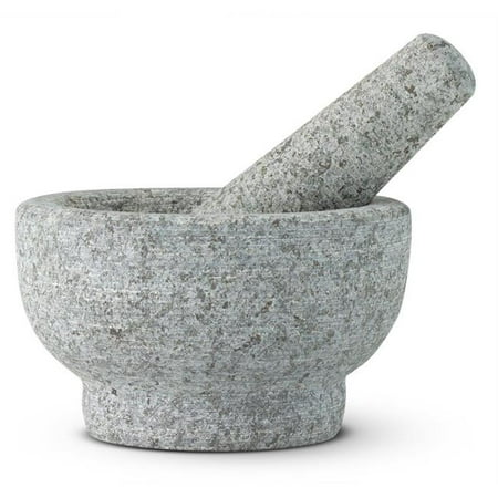 Granite Mortar & Pestle Gray