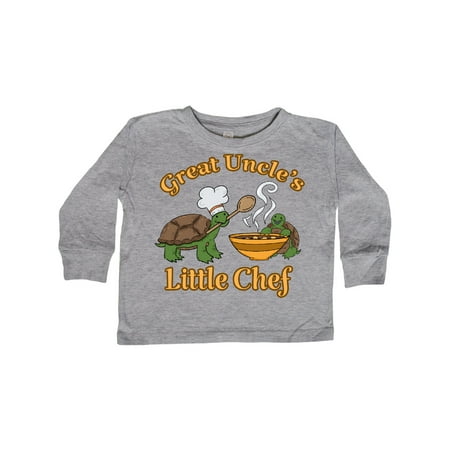 Inktastic Great Uncle s Little Chef with Cute Turtles Gift Toddler Boy or Toddler Girl Long Sleeve T-Shirt
Inktastic Great Uncle s Little Chef with Cute Turtles Gift Toddler Boy or Toddler Girl Long Sleeve T-Shirt