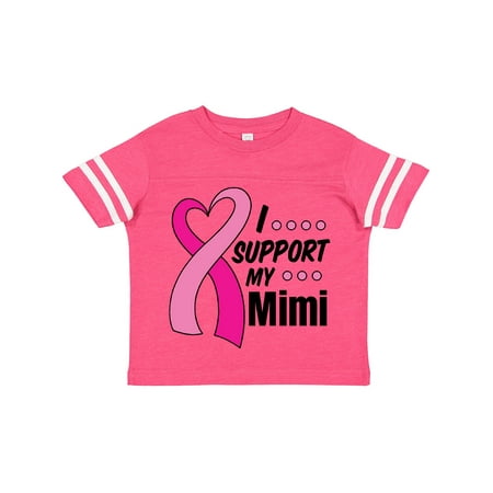 Inktastic Breast Cancer Awareness I Support My Mimi with Pink Ribbon Gift Toddler Boy or Toddler Girl T-Shirt
Inktastic Breast Cancer Awareness I Support My Mimi with Pink Ribbon Gift Toddler Boy or Toddler Girl T-Shirt