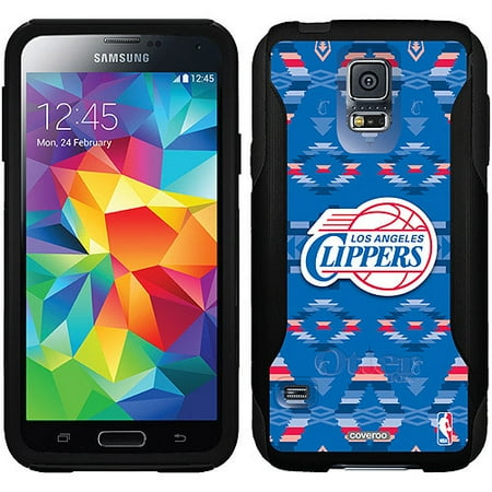 L.A. Clippers Tribal Print Design on OtterBox Commuter Series Case for Samsung Galaxy S5