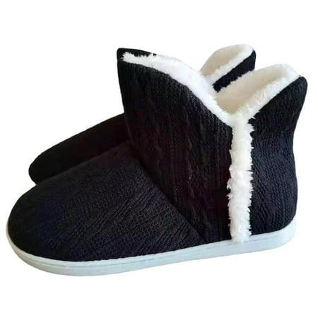 Monfince Winter Womens Warm Knitted High-tops Bootie Slippers Fluffy Plush Indoor Outdoor Shoes Comfy House Slippers Soft Sole Slippers
Monfince Winter Womens Warm Knitted High-tops Bootie Slippers Fluffy Plush Indoor Outdoor Shoes Comfy House Slippers Soft Sole Slippers