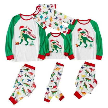 PDYLZWZY Family Matching Christmas Pajamas Set Cartoon Dinosaur Print Long Sleeve Tops Pants Sleepwear 2pcs PJs
PDYLZWZY Family Matching Christmas Pajamas Set Cartoon Dinosaur Print Long Sleeve Tops Pants Sleepwear 2pcs PJs