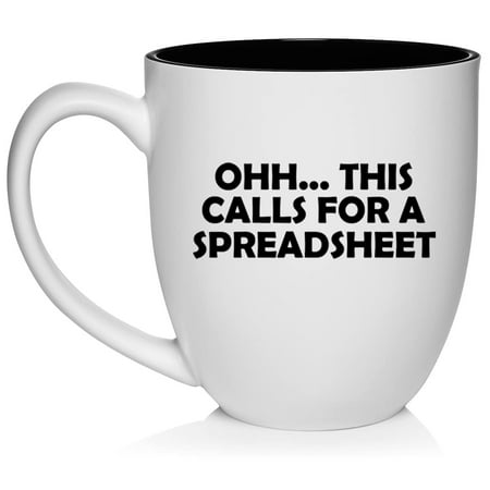 Ohh This Calls For A Spreadsheet Funny CPA Accountant Ceramic Coffee Mug Tea Cup Gift (16oz White)
Ohh This Calls For A Spreadsheet Funny CPA Accountant Ceramic Coffee Mug Tea Cup Gift (16oz White)