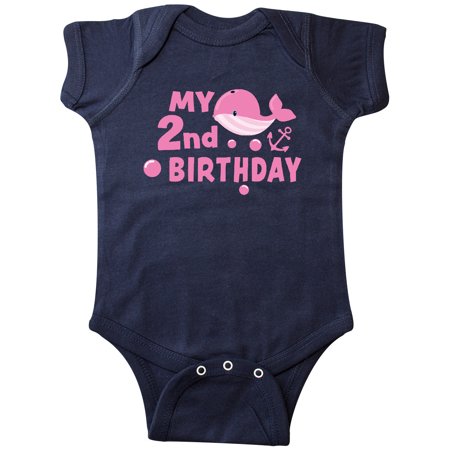 Inktastic Nautical My 2nd Birthday with Pink Whale Gift Baby Boy or Baby Girl Bodysuit
Inktastic Nautical My 2nd Birthday with Pink Whale Gift Baby Boy or Baby Girl Bodysuit
