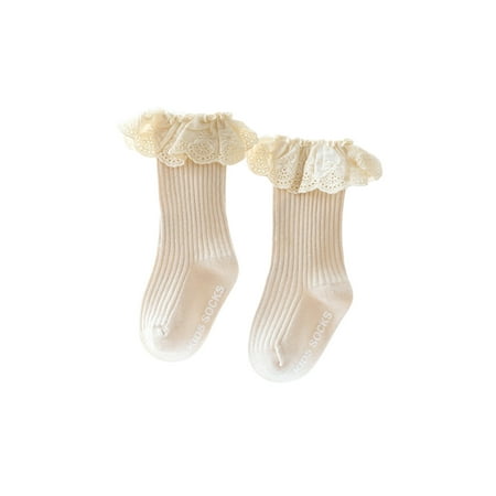 Chollius Baby Girls Lace Princess Socks Ribbed Knit Anti-slip Medium Tube Stockings
Chollius Baby Girls Lace Princess Socks Ribbed Knit Anti-slip Medium Tube Stockings