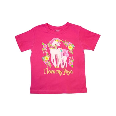 Inktastic I Love My Yaya Unicorn with Pink and Yellow Flowers Gift Toddler Boy or Toddler Girl T-Shirt
Inktastic I Love My Yaya Unicorn with Pink and Yellow Flowers Gift Toddler Boy or Toddler Girl T-Shirt