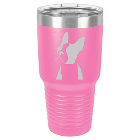 Tumbler Stainless Steel Vacuum Insulated Travel Mug Boston Terrier Face (Hot-Pink 30 oz)
Tumbler Stainless Steel Vacuum Insulated Travel Mug Boston Terrier Face (Hot-Pink 30 oz)