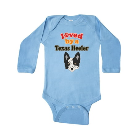Inktastic Texas Heeler Dog Gift Baby Boy or Baby Girl Long Sleeve Bodysuit