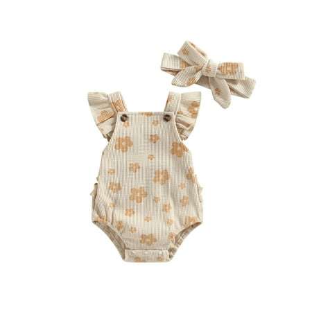 Liliz Baby Girls Daisy Playsuits Bodysuit+Headband Print Halter Romper Floral Jumpsuit Infant Summer Clothes
Liliz Baby Girls Daisy Playsuits Bodysuit+Headband Print Halter Romper Floral Jumpsuit Infant Summer Clothes