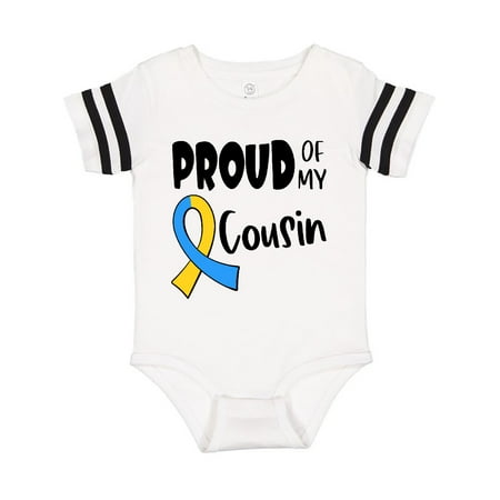 Inktastic Proud of my Cousin Down Syndrome Awareness Gift Baby Boy or Baby Girl Bodysuit
Inktastic Proud of my Cousin Down Syndrome Awareness Gift Baby Boy or Baby Girl Bodysuit