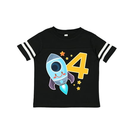 Inktastic Rocket Space Ship Happy Fourth Birthday Gift Toddler Boy or Toddler Girl T-Shirt
Inktastic Rocket Space Ship Happy Fourth Birthday Gift Toddler Boy or Toddler Girl T-Shirt