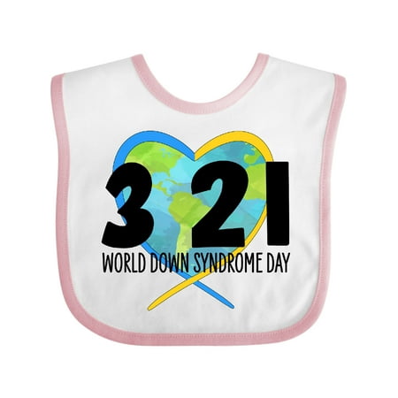 Inktastic 3 21 World Down Syndrome Day Heart Shaped Earth Gift Baby Boy or Baby Girl Bib
Inktastic 3 21 World Down Syndrome Day Heart Shaped Earth Gift Baby Boy or Baby Girl Bib