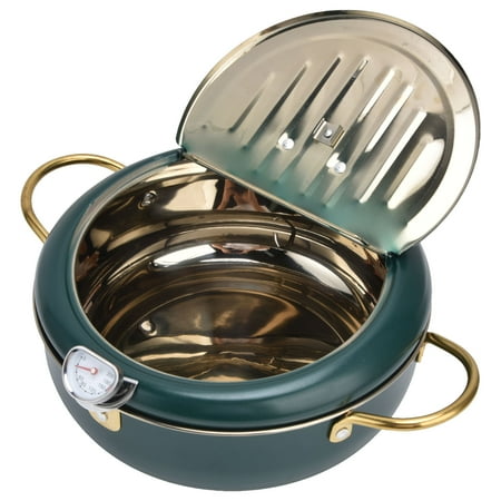 Frying Pot Cooking Fryer Non Stick With Lid For Camping For Household For Picnic Black Green 304 Stainless Steel 24cm / 9.4in
Frying Pot Cooking Fryer Non Stick With Lid For Camping For Household For Picnic Black Green 304 Stainless Steel 24cm / 9.4in