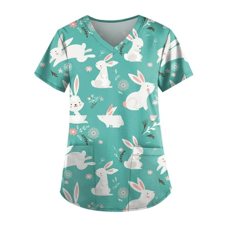 CHMORA Digital Print Stretch Scrubs Top - Pandamed Notch Neck Women Stretch Top Positioning Printing Top
CHMORA Digital Print Stretch Scrubs Top - Pandamed Notch Neck Women Stretch Top Positioning Printing Top