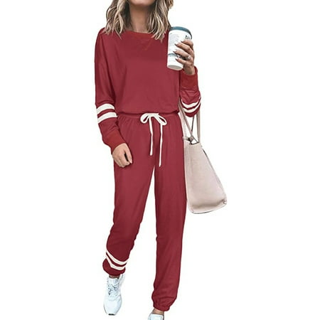 Inkach Women Suit Drawstring Long Pants O-Neck Pullover Long Sleeve Patchwork Sets
Inkach Women Suit Drawstring Long Pants O-Neck Pullover Long Sleeve Patchwork Sets