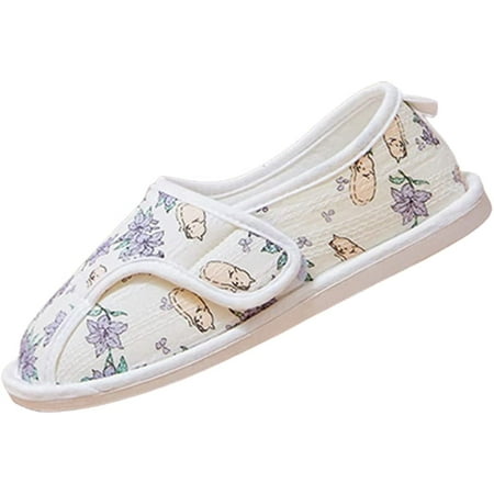 DanceeMangoo Women Cute Slippers Cootton Adjustable Closure Breathable Memory Foam House Slides Anti-Slip Indoor Outdoor Shoes
DanceeMangoo Women Cute Slippers Cootton Adjustable Closure Breathable Memory Foam House Slides Anti-Slip Indoor Outdoor Shoes