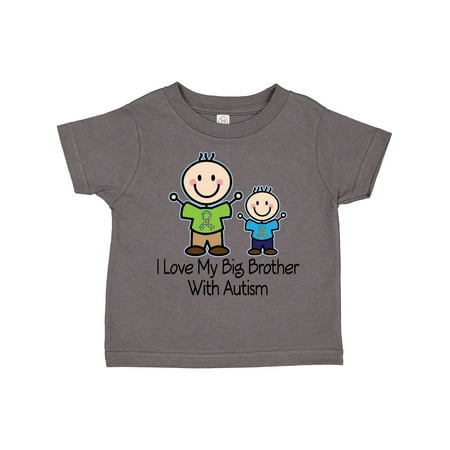 Inktastic Autism I Love My Big Brother Awareness Gift Toddler Boy Girl T-Shirt