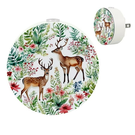 YZUOUZY Night Lights Plug into Wall LED Lamp Small Bedside Lamps Set of 2 Deer Mom Deers Wood Deer Baby
YZUOUZY Night Lights Plug into Wall LED Lamp Small Bedside Lamps Set of 2 Deer Mom Deers Wood Deer Baby
