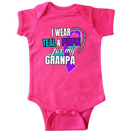 Inktastic Suicide Prevention I Wear Teal and Purple for My Granpa Gift Baby Boy or Baby Girl Bodysuit
Inktastic Suicide Prevention I Wear Teal and Purple for My Granpa Gift Baby Boy or Baby Girl Bodysuit