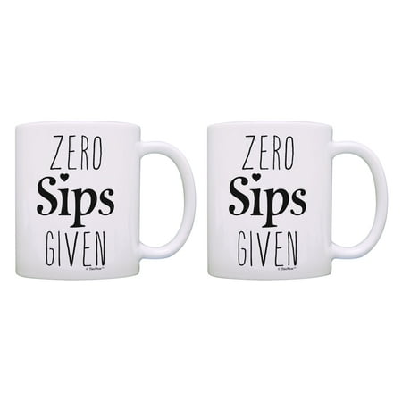 ThisWear Sarcastic Coffee Mugs Zero Sips Given Coffee Humor Gifts 11 ounce 2 Pack Coffee Mugs
ThisWear Sarcastic Coffee Mugs Zero Sips Given Coffee Humor Gifts 11 ounce 2 Pack Coffee Mugs