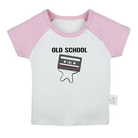 Old School Funny T shirt For Baby Newborn Babies T-shirts Infant Tops 0-24M Kids Graphic Tees Clothing (Short Pink Raglan T-shirt 12-18 Months) 
Old School Funny T shirt For Baby Newborn Babies T-shirts Infant Tops 0-24M Kids Graphic Tees Clothing (Short Pink Raglan T-shirt 12-18 Months)