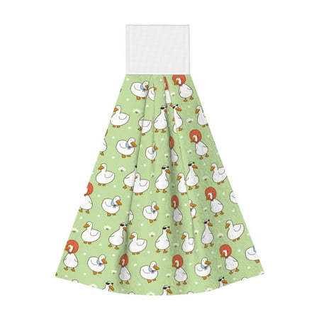 Disketp Cartoon Duck Hanging Kitchen Towel Tie Towels Tea Bar Dish Cloths Dry Towel for Laundry Room Decor (18*14in)
Disketp Cartoon Duck Hanging Kitchen Towel Tie Towels Tea Bar Dish Cloths Dry Towel for Laundry Room Decor (18*14in)