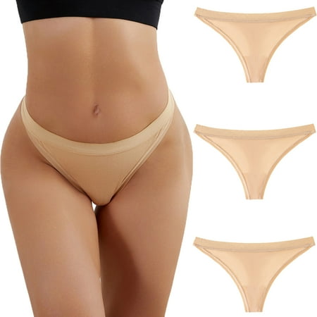 Xmarks Women s Breathable Seamless Thong Panties No Show Underwear Multi-Pack Skin S
Xmarks Women s Breathable Seamless Thong Panties No Show Underwear Multi-Pack Skin S
