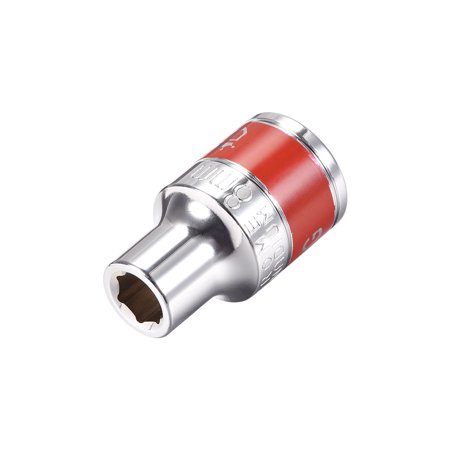 1/2-Inch Drive by 8mm Shallow Socket w Red Band Cr-V 6-Point Metric
1/2-Inch Drive by 8mm Shallow Socket w Red Band Cr-V 6-Point Metric