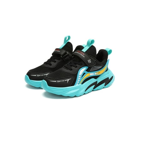 GENILU Children Lightweight Breathable Athletic Shoes Flat Sports Round Toe Sneakers Lake Blue 3Y
GENILU Children Lightweight Breathable Athletic Shoes Flat Sports Round Toe Sneakers Lake Blue 3Y