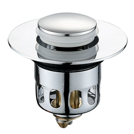 Universal Wash Basin Core Bounce -Drain Filter -Pop Up Bathroom Sink Plug NEW Kitchen Supplies Water Filters Silver
Universal Wash Basin Core Bounce -Drain Filter -Pop Up Bathroom Sink Plug NEW Kitchen Supplies Water Filters Silver